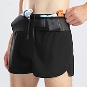 billige Løpebukser og tights-Herre Joggebukser Treningstights Snorer Lomme Elastisk midje Shorts Shorts Avslappet utendørs Feriereise Sommer Hurtigtørkende Komprimering Fukttransport Treningsøkt Aktiv trening Trening Normal
