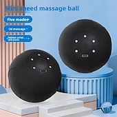 cheap Body Massager-Electric Peanut Massage Ball With Vibration For Muscle Relief, Yoga &amp; Fitness, Handheld Deep Tissue Massager For Neck Back Foot