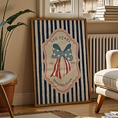  Impresión de 250 años de libertad arte de pared del 250 aniversario de EE.UU. cartel patriótico del Día de la Independencia imprimible retro de decoración americana de cinta
