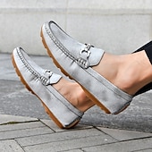 economico Mocassini casual-mocassini da uomo in similpelle viola: comode scarpe casual slip-on da indossare tutti i giorni e per eventi rilassati