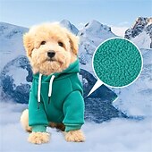 cheap Hoilday-St.Patrick's Day Dog Sweaters for Small Dogs, Fall Warm Dogs Boy Clothes Sweater, Medium Puppy with Pocket Fleece for Small Dog Girl Winter Hoodie Pet Clothes, Pet Supplies Red