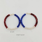  250. rocznica USA Nausznice Cosplay Dla dorosłych Damskie Dzień Niepodległości 4 lipca Impreza Spektakl Wystroić