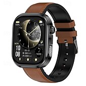 preiswerte Smartwatch-iMosi GE52 Smartwatch 1.88 Zoll Smartwatch mit Bluetooth-Anruffunktion Schrittzähler Anruferinnerung Aktivitäts-Tracker Kompatibel mit Android iOS Unisex Freisprechanrufe Mediensteuerung Schrittzähler