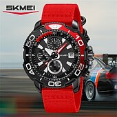 preiswerte Quarz-Uhren-SKMEI Herren Quarzuhr Sport Mode Lässig Geschäft Stopuhr Kalender Wasserdicht Dekoration Nylon Beobachten