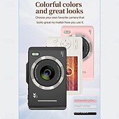 זול מצלמה ותמונה-מצלמת וידאו דיגיטלית 4K באיכות Full HD DVC 48MP עם מסך צבעוני בגודל 2.88 אינץ' וזום דיגיטלי פי 18