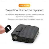 abordables Accessoires pour intérieur de voiture-Projecteur de voiture en fibre de carbone, éclairage d'accueil de porte à détection infrarouge, décoration LED, sans câblage, éclairage universel pour portes et plancher