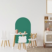 abordables Pegatinas de pared-Geométrico Adhesivos de Pared Sala de estudio / Sala de niños y jardín de infantes, Removible / Pre-pegar Vinilo Decoración hogareña Tatuajes de pared 1 PC