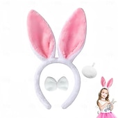 preiswerte Tierkostüm-Kopfschmuck Tier Kaninchen Osterhase Lustig Kinder Mädchen Maskerade Ostern Karneval Party Verkleiden