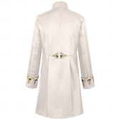 abordables Vêtements d&amp;#39;extérieur-Rétro Vintage Médiéval Renaissance Manteau Queue-de-pie Vêtements d'extérieur Manches longues Prince Noble Déguisement Homme Steampunk Halloween Carnaval Mascarade Foire de la Renaissance LARP