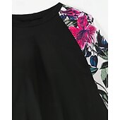 Χαμηλού Κόστους Rash Guards One Pieces-Γυναικεία Πρότυπο Προστατευτικά Σουίτες μπάνιου για μεγάλα μεγέθη Τανκίνι και μπικίνι για σέρφινγκ Τροπικό Προστασία UV Ελαστικό Μακρυμάνικο Μαγιό Μπολύζες Σέρφινγκ Καταδύσεις Κολύμβηση Καλοκαίρι