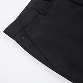 ieftine Costume de petrecere-A bărbaților Smoking Costume de petrecere Casual Afaceri Albastru piscină Negru Primăvară Costum Șap de rețea Petrecere Afacere Dungi Slim Fit Set 3 piese Un singur rând, un nasture