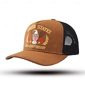 economico Accessori-Cappellino da baseball Bandiera Americana Retrò Vintage Eredità Patriotico 1776-2026 per Unisex Adulti Stampa 3D  per Giorno dell'Indipendenza / 4 Luglio 4 Luglio All'aperto Casual Quotidiano