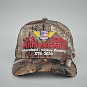 halpa Lisätarvikkeet-Lippalakki Amerikan lippu Retro / vintage Patriotismi varten Sukupuolineutraali Aikuisten 3D-tulostus varten Itsenäisyyspäivä 4. heinäkuuta ulko- Rento / arki Paraati