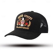 economico Accessori-Cappellino da baseball Bandiera Americana Retrò Vintage Eredità Patriotico 1776-2026 per Unisex Adulti Stampa 3D  per Giorno dell'Indipendenza / 4 Luglio 4 Luglio All'aperto Casual Quotidiano