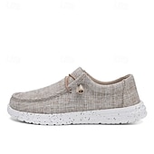 abordables Chaussures Décontractées à Lacets-Chaussures décontractées grises en maille pour homme, tige légère et respirante, semelle confortable et rembourrée, style décontracté moderne idéal au quotidien et en voyage.