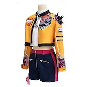  Kpop Inspired Korean Idol Inspired Pop Star Cosplay Costume Cosplay Wigs Cosplay Costume for Girls' Kid's Halloween Children's Day Masquerade