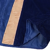 cheap Outerwear-250th Anniversary USA Rococo Victorian Outfits Long Sleeves George Washington Fancy Dress Men's Halloween Carnival Independence Day 4th of July Adults Coat