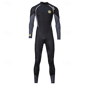 abordables Trajes de neopreno y trajes de buceo-Hombre Traje térmico de cuerpo entero Traje de neopreno de 1,5 mm Bloqueo de color Térmico Engrosado Protección UV Manga Larga Bañadores Traje de baño Surf Buceo Submarinismo Primavera