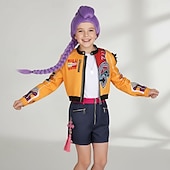  Zainspirowane K-popem Zainspirowany koreańskim idolem Gwiazda popu Kostium Fantazyjne przebranie Wirtualny idol for Damskie Doroślu Halloween Karnawał Spektakl Comic Con Anime Expo