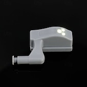 رخيصةأون أضواء الديكور-مجموعة من 10 مصابيح LED بمستشعر مفصلي - مصابيح ذكية تعمل باللمس للخزائن، مناسبة لخزائن المطبخ، وخزائن الملابس، وغرف المعيشة، وغرف النوم، وخزائن الملابس.