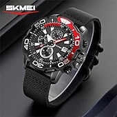 preiswerte Quarz-Uhren-SKMEI Herren Quarzuhr Sport Mode Lässig Geschäft Stopuhr Kalender Wasserdicht Dekoration Nylon Beobachten