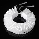 voordelige Accessoires en meer-Vintage Rococo Victoriaans Afneembare kraag Rucheskraag  Prinses Prins Heer Vriendelijke vrouw Geplooid Kostuum Uniseks Carnaval Renaissance beurs Volwassenen Meer Accessoires