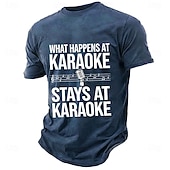  Herre Morsom Slang T skjorte Kortermet T skjorte 3D-utskrift Crew-hals Skjorte Mote Daglig Daglig Gate Blå Svart Grønn Sommer Vår Klær S M L XL XXL XXXL