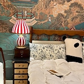 economico lampada da comodino-Lampada da tavolo / Lampada da terra Decorativo Artistico / Stile Nordico Per Camera da letto / Interno Metallo Presa EU / Presa US / Presa Uk Multicolore