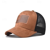 halpa Lisätarvikkeet-Lippalakki Amerikan lippu Retro / vintage Patriotismi varten Sukupuolineutraali Aikuisten Muut tulosteet varten Itsenäisyyspäivä 4. heinäkuuta ulko- Rento / arki Paraati