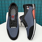 Χαμηλού Κόστους Καθημερινά Sneakers-Ανδρικά λευκά αθλητικά αθλητικά παπούτσια με αεριζόμενο σχεδιασμό, ελαφριά και άνετα, ιδανικά για τρέξιμο και δραστήριες εξόδους