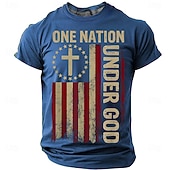 cheap Patriotic 250 T-shirts-Bible 4th of July 2026 250th Memorial Day Patriotic Vintage Patriot American Flag T-Shirt