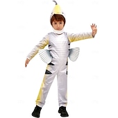 abordables Animal Costume-Carnival Costume Hoodie Bodysuit Animal Cosplay Kid's Unisex Halloween Carnival Performance Educational Dress Up Dress Up