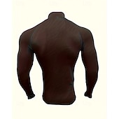 levne Běžecké tričko a tílka-Pánské Jednobarevné Koşu Tişörtü Stahovací tričko Jaro Podzim Zapni Dlouhý rukáv Rychleschnoucí Komprese Odvod vlhkosti Cvičení v tělocvičně Aktivní trénink Cvičení Černá Bílá sportovní oblečení