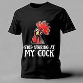  Ανδρικά Ζώο Αστείος Μπλουζάκι Κοντομάνικο Κοντομάνικη μπλούζα 3D εκτύπωση Στρογγυλή Ψηλή Λαιμόκοψη Πουκάμισο Εξωγκωμένος Υψηλής Ποιότητας Πάρτι Αργίες Μαύρο Λευκό Λευκό 2 Καλοκαίρι Άνοιξη Ρούχα Τ M L