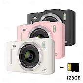 זול מצלמה ותמונה-מצלמת וידאו דיגיטלית 4K באיכות Full HD DVC 48MP עם מסך צבעוני בגודל 2.88 אינץ' וזום דיגיטלי פי 18