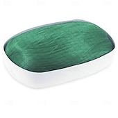 baratos Perucas de festa-Perucas da Moda de 28 Polegadas Cabelo Longo Ondulado e Cacheado (Cinza Verde)