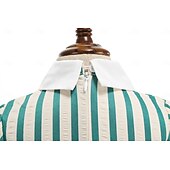 preiswerte Kleider-Vintage inspiriert Midlänge A-Linie Kleid Swing-Kleid Kurze Ärmel Gestreift A-Linie Kostüm Mädchen Kindertag Maskerade Urlaub Alltagskleidung Kinder Kleid Abschlussballkleider Frühling &amp; Sommer