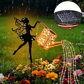 levne Světla cesty &amp; lucerny-1 ks venkovní solární světlo do konve s vílou, vodotěsné IP44, dekorace na zahradní cestu, trávník, osvětlení farmářské krajiny, venkovní dekorativní akcentové světlo pro zahradu a cestu