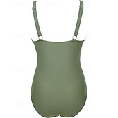 お買い得  ワンピースラッシュガード-女性用 ラッシュガード 水着 ワンピース 花 ソリッド レオプリント UVプロテクション 弾性ある ノースリーブ スイムウェア 水着 サーフィン 潜水 水泳 夏