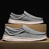 voordelige Slip-On Casual Schoenen-Marineblauwe instapschoenen voor heren, met een zacht geweven bovenwerk, een gedempte, lichtgewicht zool en een minimalistische, casual stijl voor dagelijks gebruik en vrije tijd.