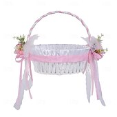 billige Originale leker-påskekurv utendørs utflukt frukt snacks oppbevaringskurv skum oppstandelsesegg dekorasjon kunstig blomsterkurv