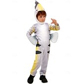 abordables Animal Costume-Carnival Costume Hoodie Bodysuit Animal Cosplay Kid's Unisex Halloween Carnival Performance Educational Dress Up Dress Up