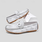 economico Mocassini casual-mocassini da uomo in similpelle viola: comode scarpe casual slip-on da indossare tutti i giorni e per eventi rilassati
