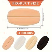 levne Osobní péče a zdraví-6 kusů silikonových protiskluzových vložek do ramínek, neviditelné měkké ramenní polštářky, zabraňují uklouznutí a zaboření, pohodlná opora pro jednobarevné podprsenky