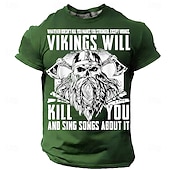  I vichinghi divertenti ti uccideranno e canteranno canzoni a riguardo, tutto ciò che non ti uccide ti rende più forte, tranne i vichinghi, mitologia norrena, guerriero, teschio, asce, maglietta nera