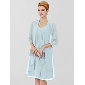 Недорогие обертывания матери-Женская Накидка Матери Накидки Пальто  Куртки Элегантная Защита от солнца 3/4 длины Рукав Шифоновая Накидка для гостей на свадьбу с чистым цветом Для формального весеннего и осеннего Одежда чтобы