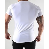 economico T-shirt e Canottiere da Corsa-Per uomo Tinta unita T-shirt da corsa Maglia a compressione Maglia da corsa Estate Primavera Autunno Manica Corta Asciugatura Rapida Compressione Traspirante Allenamento in Palestra Allenamento