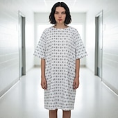  Sci-fi-TV-program Cosplay kostyme mønster kjole for Dame Voksne Halloween Karneval Comic Con