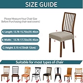 levne Potah na jídelní židli-Potahy na sedadla do jídelny s elastickým žakárovým pruhem a kostkovaným vzorem, dvojitý elastický potah na stoličku s přezkou a jazykem, protiskluzový potah na polštář na židli, sada pro domácí,