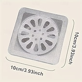 levne Čistící prostředky-20/50 ks lapačů vlasů do sprchy, kovový síťový filtr do odtoku, snadné použití a likvidace, neucpává se, bez zápachu, sítko do sprchového odtoku do koupelny